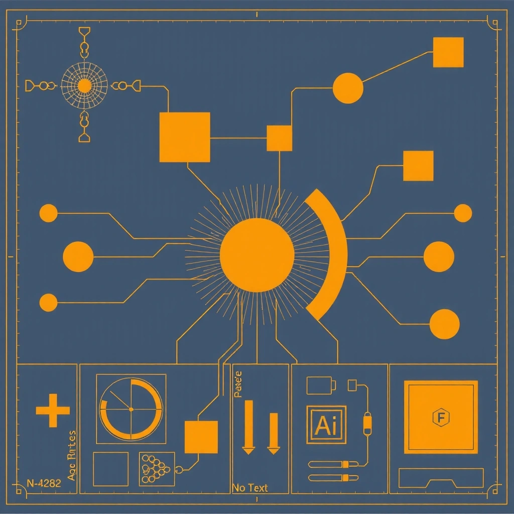 Technical Blueprint Schematic
